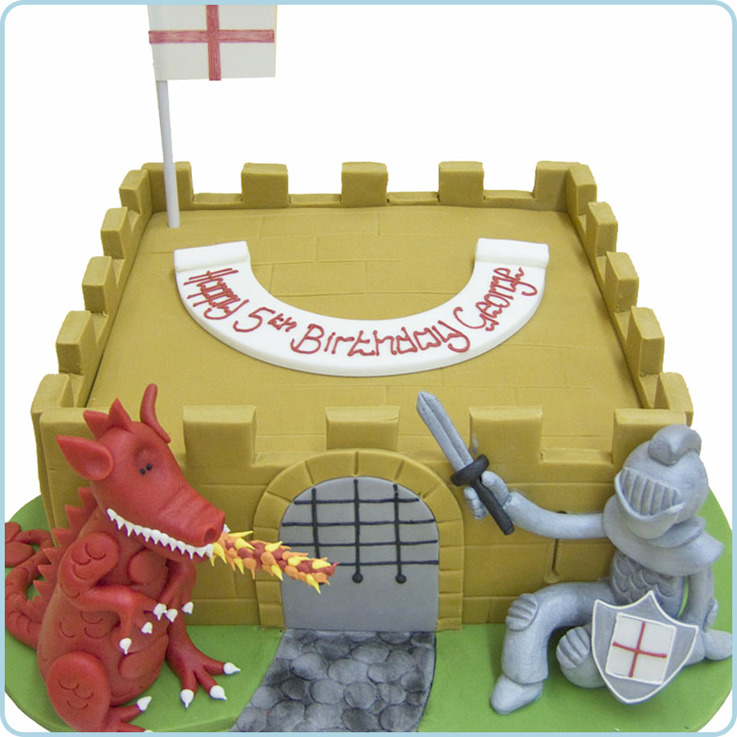 knight castle dragon