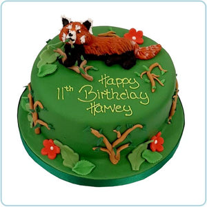 Red panda cake