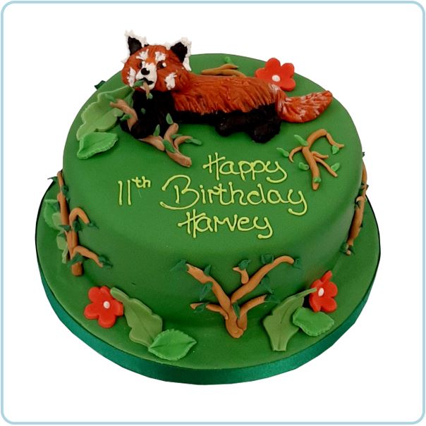 Red Panda cake made by David | Here is my birthday Red Panda… | Flickr