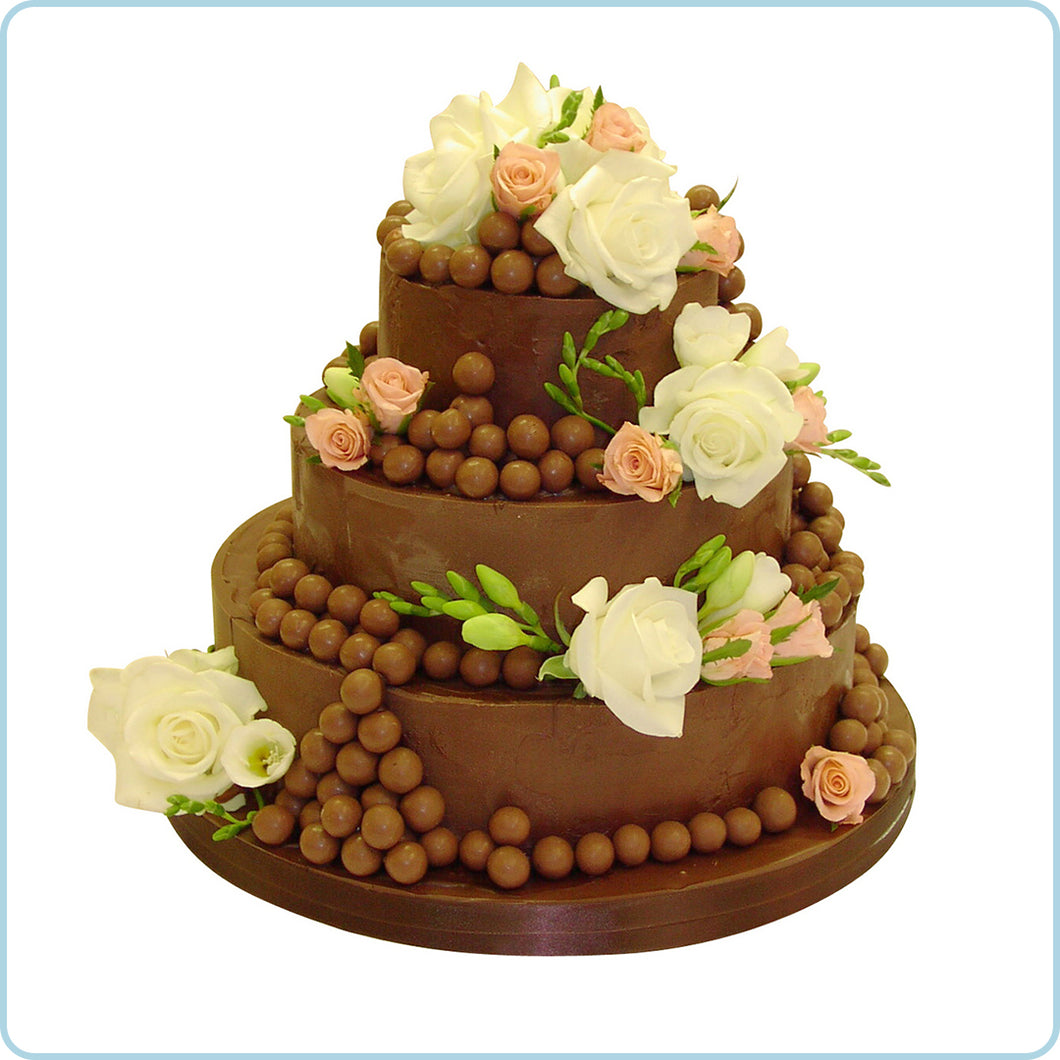 3 Tier Chocolate Truffle Cake - cakegift.in