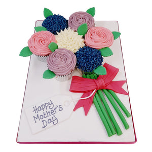 Mothers' Day cupcake bouquet