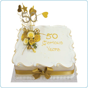 50 glorious years - golden wedding anniversary