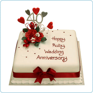 Ruby wedding anniversary