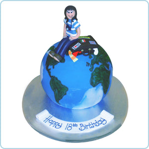 40th Globe Birthday Cake » Celebration Cakes | Globe cake, Amazing cakes,  Celebration cakes