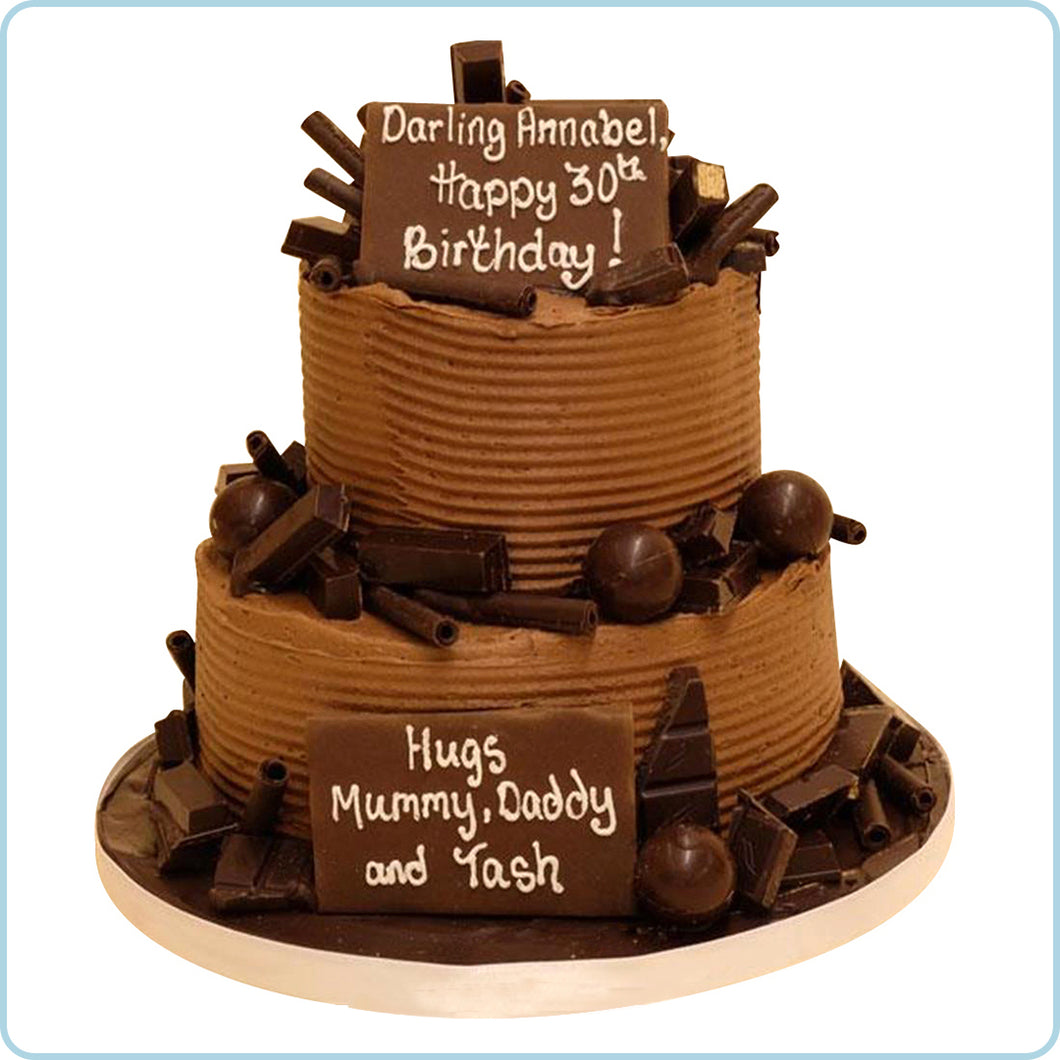 Double chocolate - 2 tiers