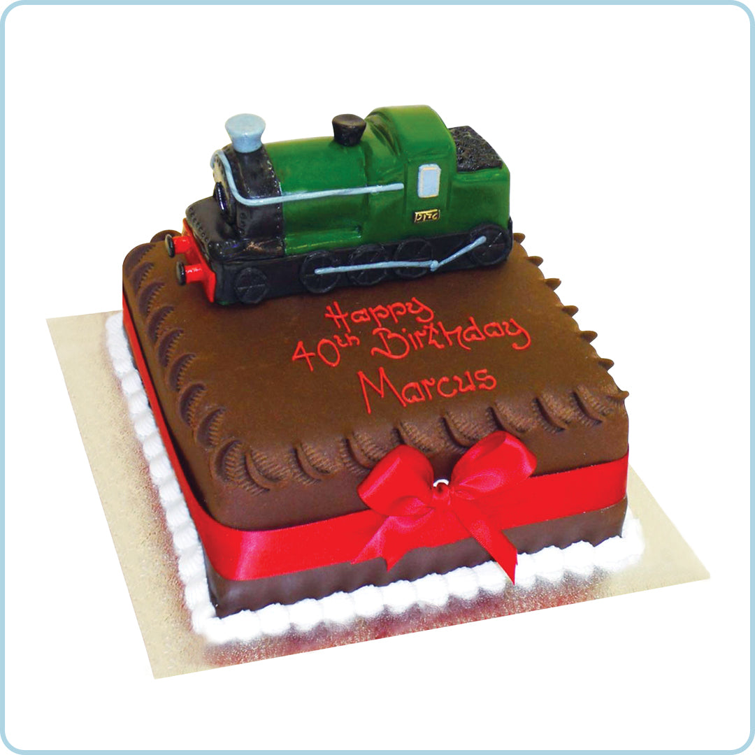 Locomotive cake - Decorated Cake by Bożena - CakesDecor