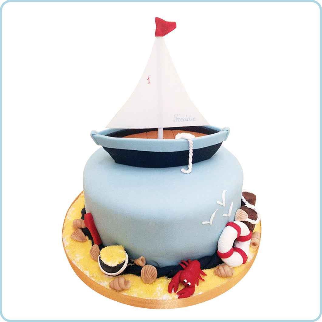 FONDANT SHIP CAKE – Vanilla Cottage Limited